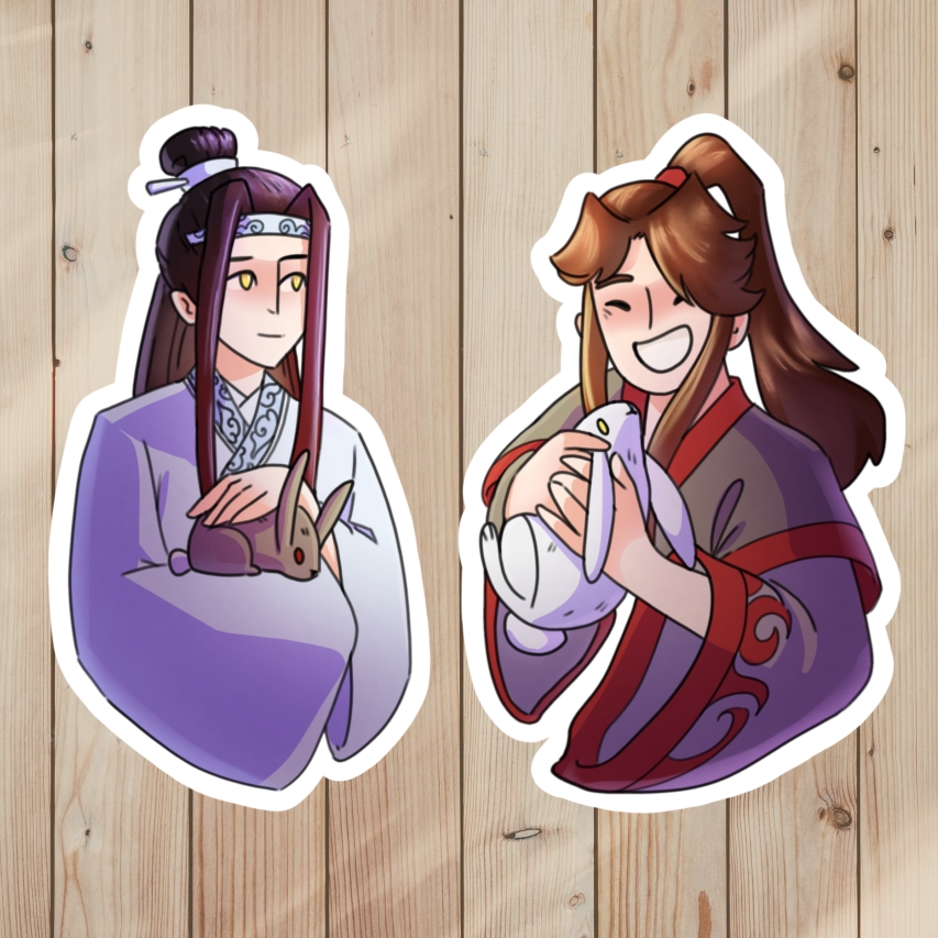 Lan Zhan and Wei Ying Stickers